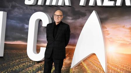 El actor Patrick Stewart, en el estreno en Londres de 'Star Trek: Picard', en 2020