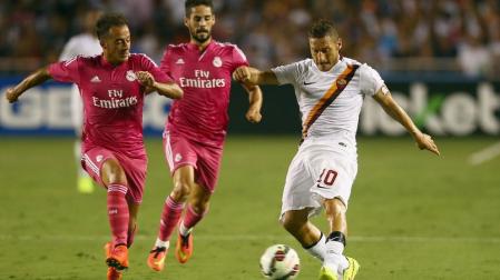 El jugador y capit&aacute;n de la Roma, Francesco Totti