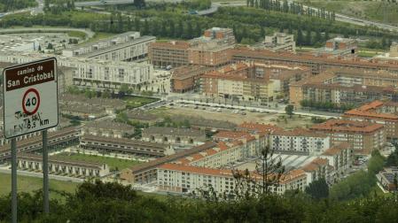 Una vista general de Berriozar.