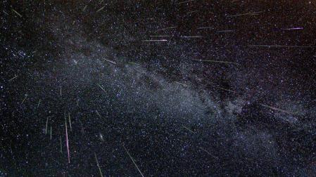 Lluvia de estrellas.