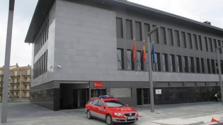 Comisaría de la Policía Foral en Estella.