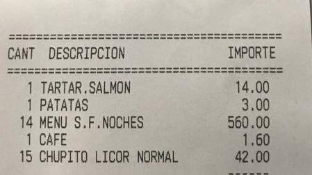 Catorce italianos intentan un 'sinpa' de 620 euros en un restaurante de Pamplona