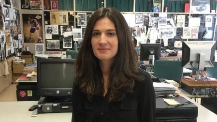 Ainhoa Piudo, periodista de Diario de Navarra, premio Teobaldo por la defensa de los derechos humanos
