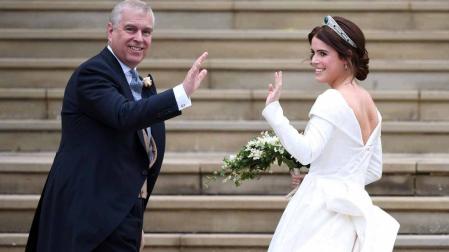 La princesa Eugenia se ha casado este viernes, 12 de octubre, con Jack Brooksbank, en la capilla de San Jorge en Windsor (Reino Unido)