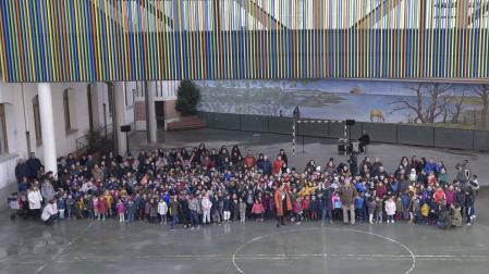 El colegio San Francisco estrena, por fin, patio cubierto