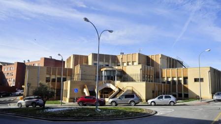 Vista del centro de salud de Tafalla donde se quiere implantar el servicio de urgencias comarcal.