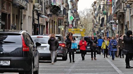 El Casco Antiguo de Pamplona podría ser una zona de bajas emisiones.