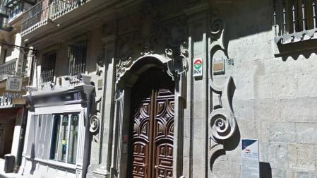 Sede del PNV de Navarra en la calle Zapatería de Pamplona.