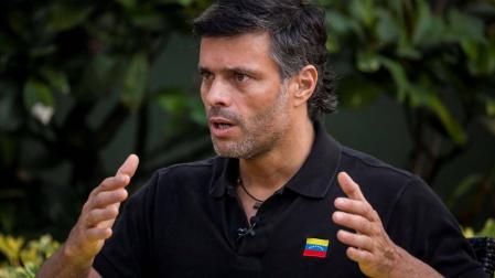 Leopoldo López no descarta una intervención militar en Venezuela