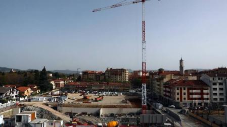 Galería de fotos de las obras en el antiguo solar de los Salesianos, en Pamplona