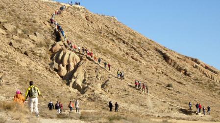 Imagen del Cabezo de las Cortinillas en las Bardenas Reales