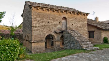 Hórreo de Iracheta, en Valdorba