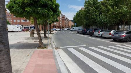 Parte del tramo de la calle Ronda de las Ventas que se va a peatonalizar.