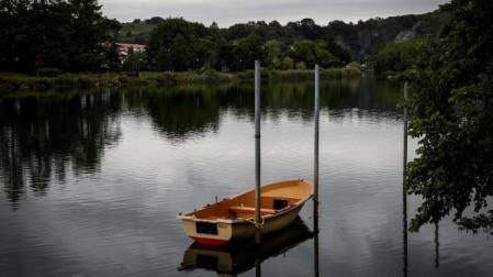 Río Bidasoa a su paso por Irun.