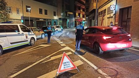 Control de la Policía Local de Tudela