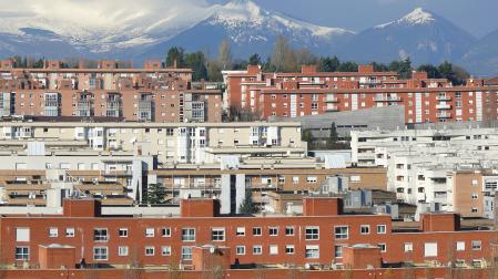 Vista general del barrio de Mendillorri