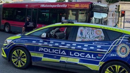 Un vehículo de Policía Local de Sevilla