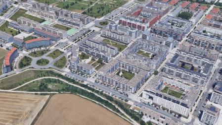 Vista aérea de Mendillorri