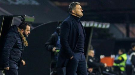 Óscar García, en su etapa como entrenador del Celta