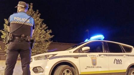 Imagen de un agente de la Policía Local de Tudela