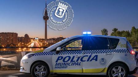 Un vehículo de la Policía Municipal de Madrid