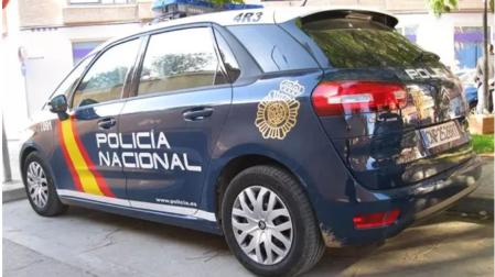 Un coche de la Policía Nacional, en una intervención anterior