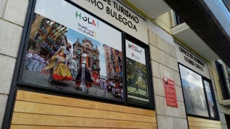 Oficina de Turismo de Pamplona, sita en la plaza Consistorial