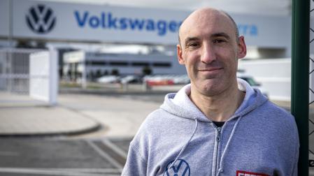 Carlos Zalduendo, líder de CC OO en Volkswagen Navarra
