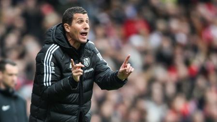 Javi Gracia en el partido contra el Arsenal