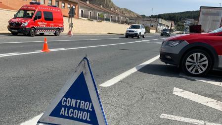 Control de alcoholemia de la Policía Foral