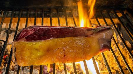 Una chuleta, en la brasa del Asador Bidea2