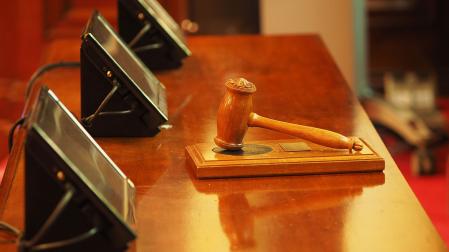 Imagen de archivo de un juicio