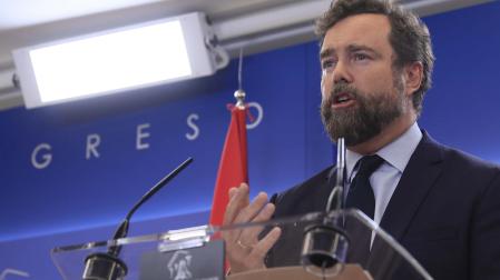 Espinosa de los Monteros, en la comparecencia que ofreció este martes