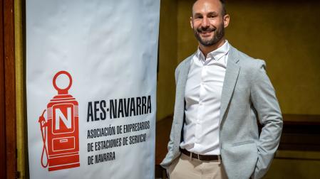 Jon Villares Echaide, presidente de la Asociación de Empresarios de Estaciones de Servicio de Navarra
