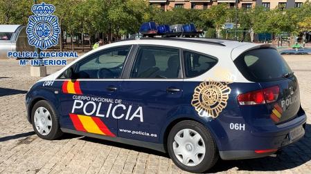 Coche patrulla de la Policía Nacional
