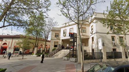 Exterior de la comisaría de la Policía Nacional de Leganés