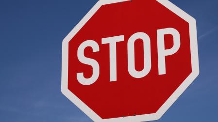 Una señal de STOP