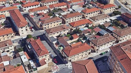 Vista aérea del barrio de la Txantrea