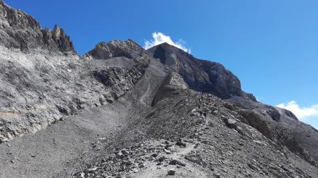 Imagen de la 'escupidera' de Monte Perdido (Huesca)