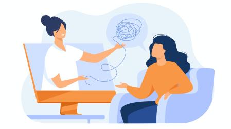 La terapia online parece ser especialmente útil en problemas de salud mental no demasiado graves