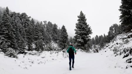 En el entorno de Larra Belagua se esperan acumulaciones de nieve de hasta 5 centímetros, que sumadas a las de ayer podrán llegar a los 30 centímetros