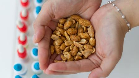 Un puñado de cacahuetes, fruto seco al que son alérgicas más de 200.000 personas en España