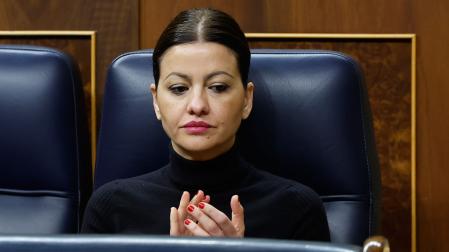 La ministra de Juventud e Infancia, Sira Rego durante la sesión de control al Gobierno celebrada este miércoles en el Congreso.