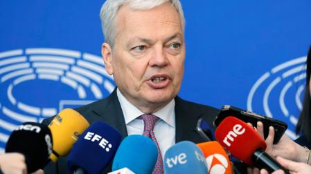 El comisario europeo de Justicia, Didier Reynders