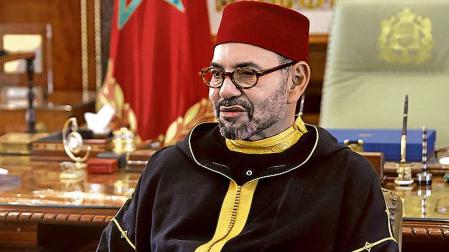 El rey Mohamed VI de Marruecos
