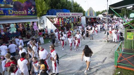 Fotos de las barracas en San Fermín 2024.