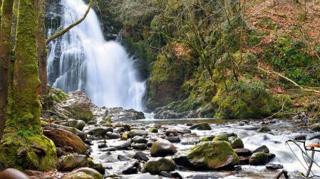 La cascada de Xorroxin, ubicada a los pies del monte Autza