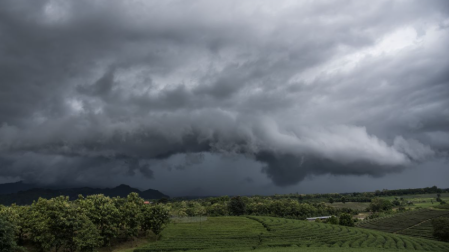 Julio y agosto son los meses donde más tormentas se producen a causa del aire caliente que hay en la zona baja de la atmósfera, que sube hacia los niveles altos de esta y puede llegar a producir lluvias torrenciales