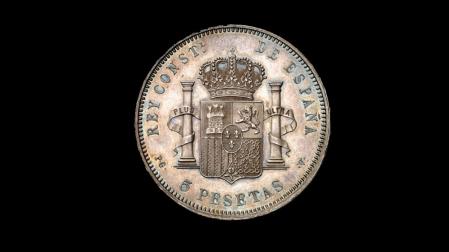 Reverso del duro más valioso de la historia