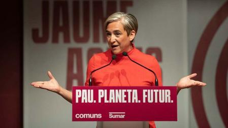 La exalcaldesa de Barcelona y líder de los Comuns en el Ayuntamiento, Ada Colau
